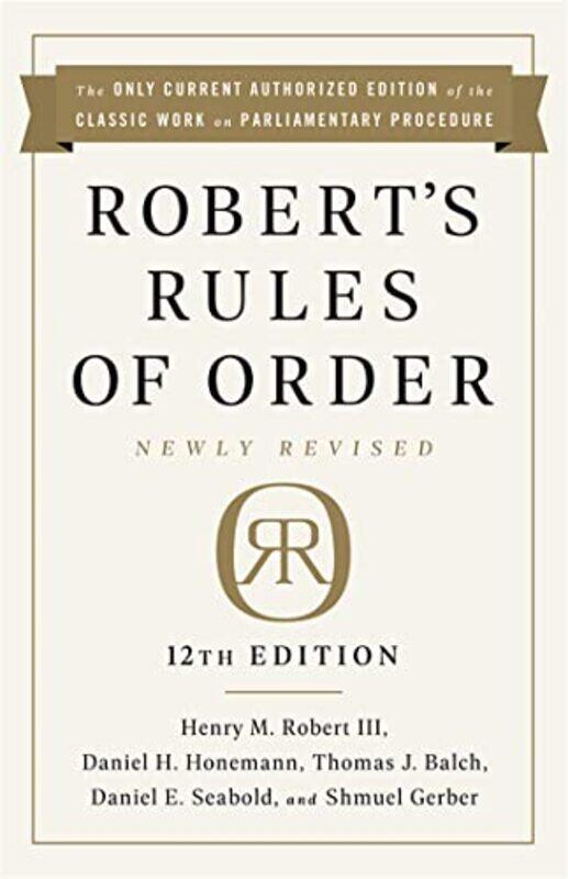 

Roberts Rules Of Order E12 By E12 - Paperback