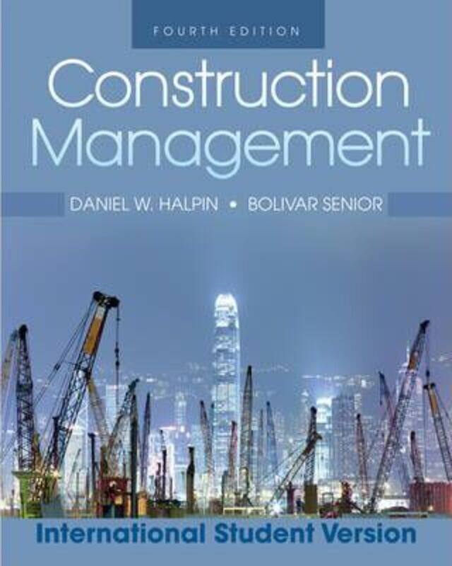 

Construction Management, Paperback Book, By: Daniel W. Halpin