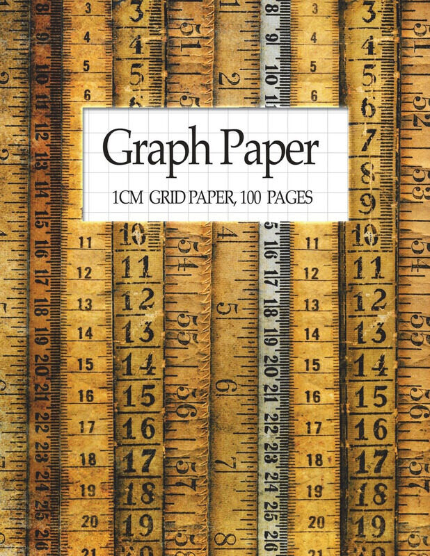 

Graph Paper: 1cm Grid Paper, 100 Pages: Metric Graph Paper Notebook 8.5 x 11, Paperback Book, By: Cool School Supplies