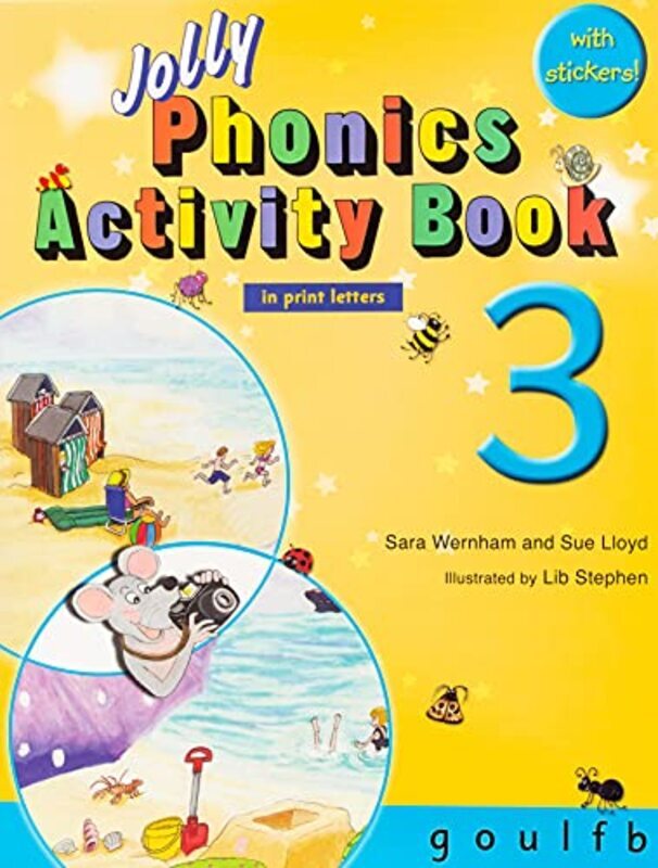 Jolly Phonics Activity Book 3 In Print Letters American English Edition By Wernham, Sara - Lloyd, Sue - Stephen, Lib Paperback