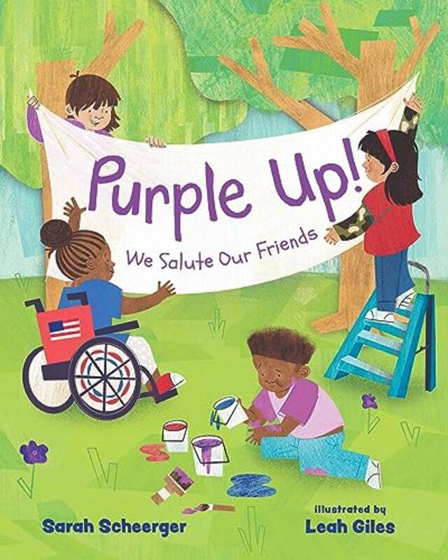 

Purple Up We Salute Our Friends By Scheerger Sarah Lynn - Hardcover