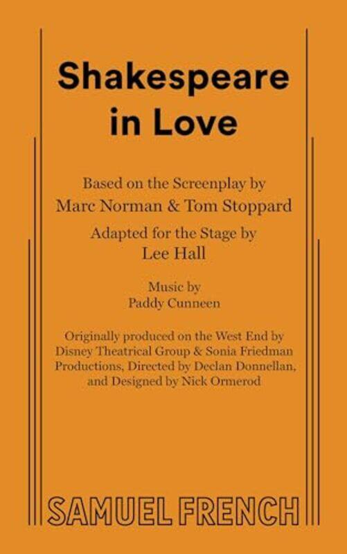 

Shakespeare in Love by Lee HallMarc NormanTom Stoppard-Paperback