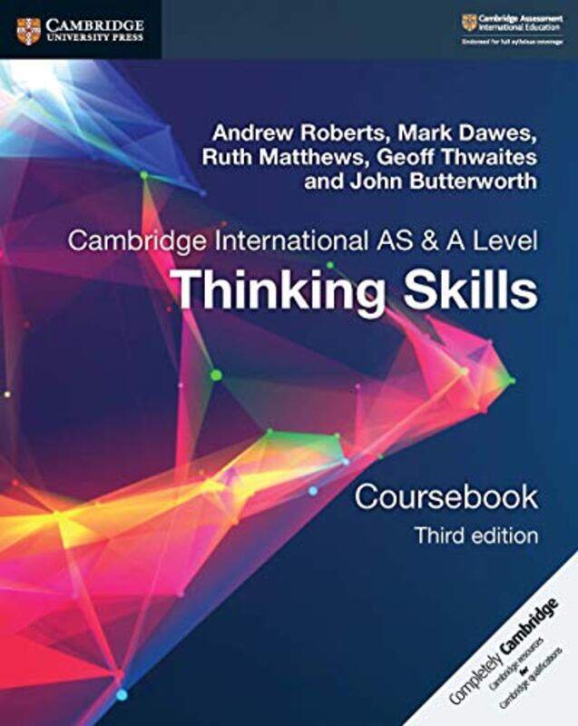 

Cambridge International ASA Level Thinking Skills Coursebook by Robert S MD Boston Children's Hospital Holzman-Paperback