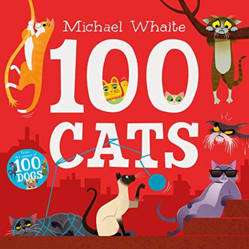 

100 Cats by Michael Whaite-Paperback