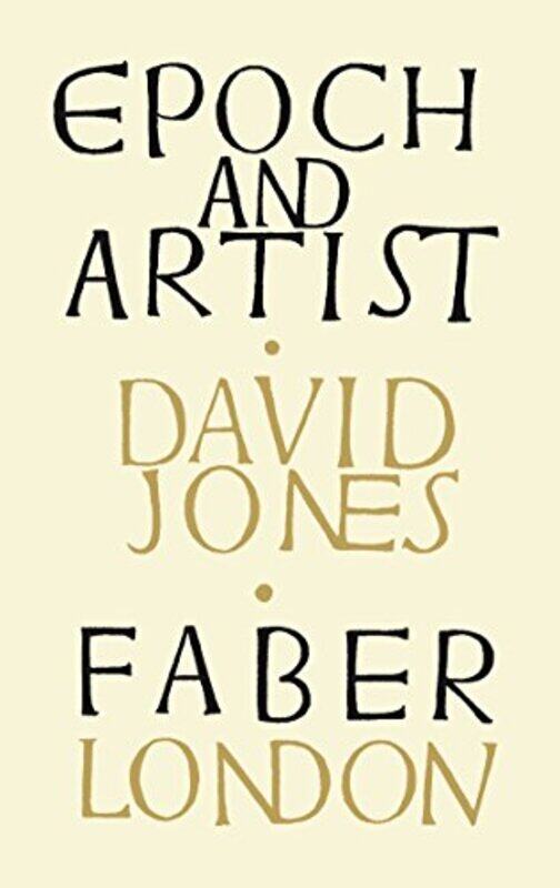 

Epoch and Artist by David Jones-Paperback