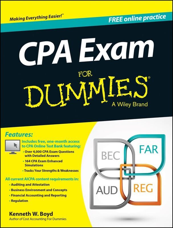 CPA Exam For Dummies , Paperback by Kenneth Boyd