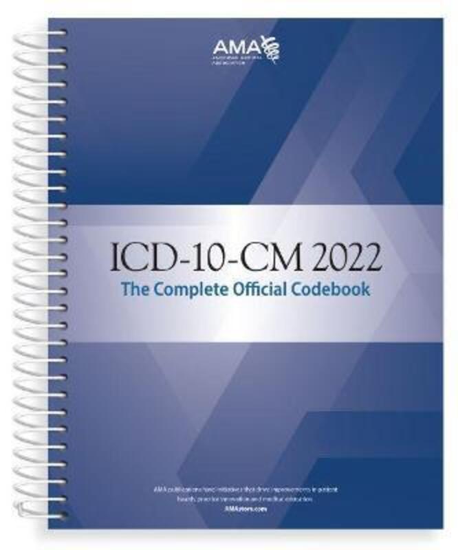 ICD-10-CM 2022 The Complete Official Codebook with guidelines.paperback,By :
