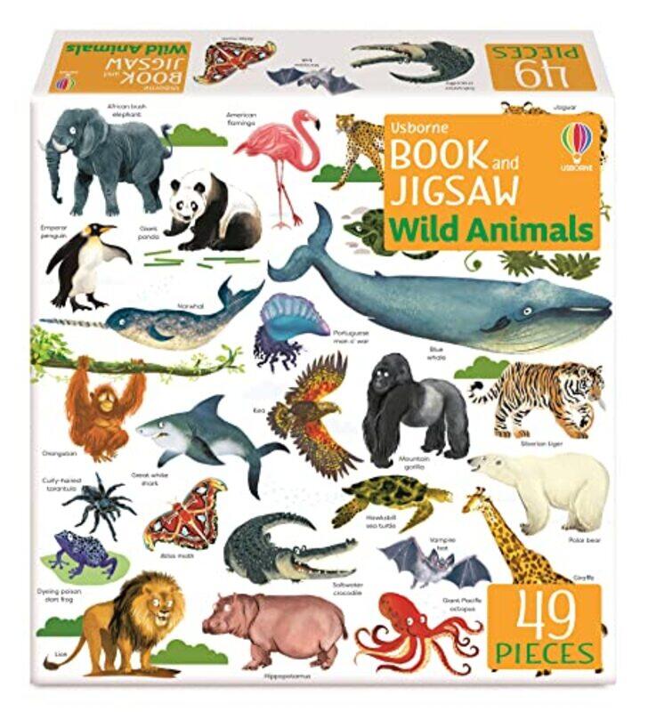 

Usborne Book And Jigsaw Wild Animals By Smith, Sam - Dyson, Nikki - Paperback