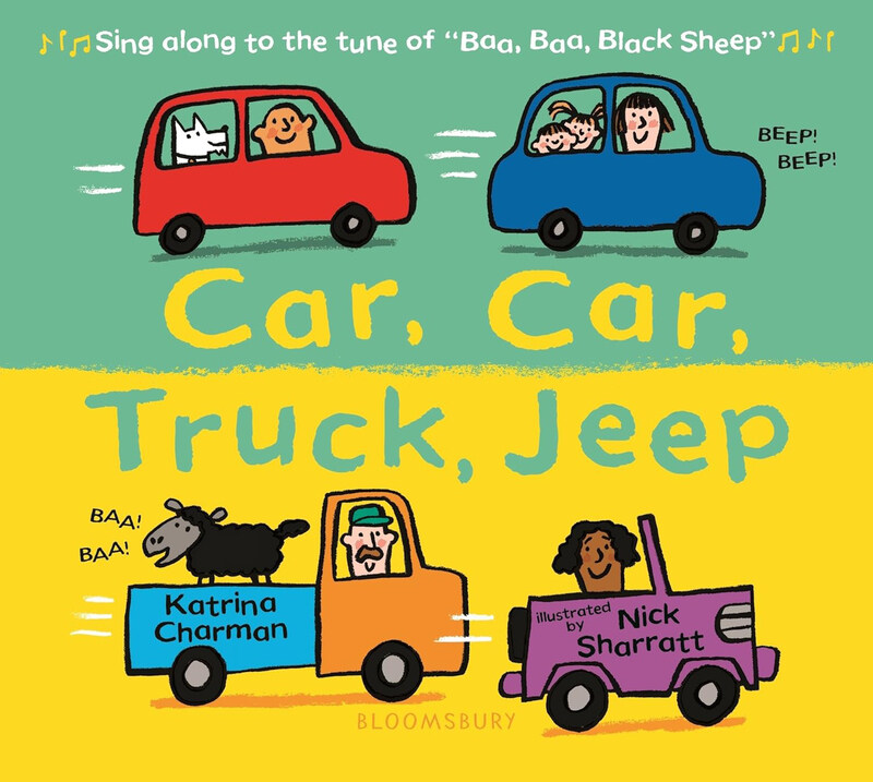 

Car, Car, Truck, Jeep, Board Book, By: Katrina Charman