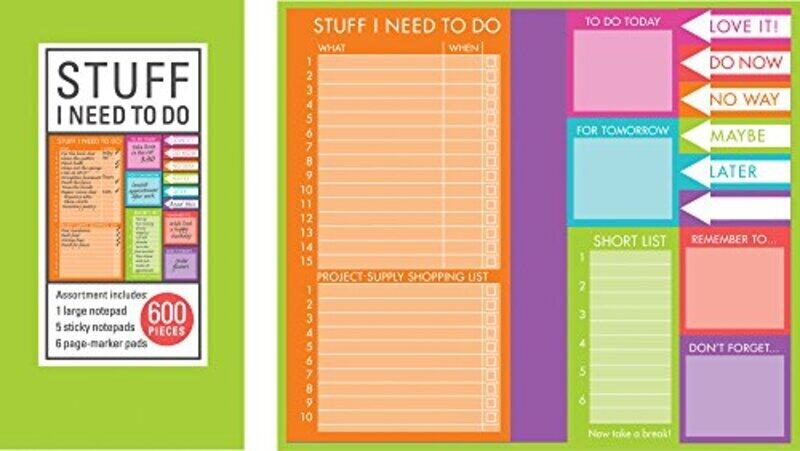 

Book of Sticky Notes: Stuff I Need to Do - Brights,Paperback by New Seasons - Publications International Ltd