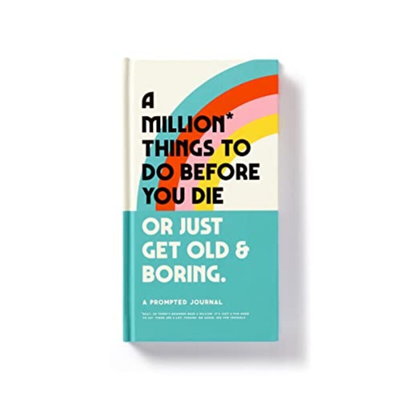 

A Million Things to Do Before You Die Prompted Journal,Paperback,By:Brass Monkey - Galison