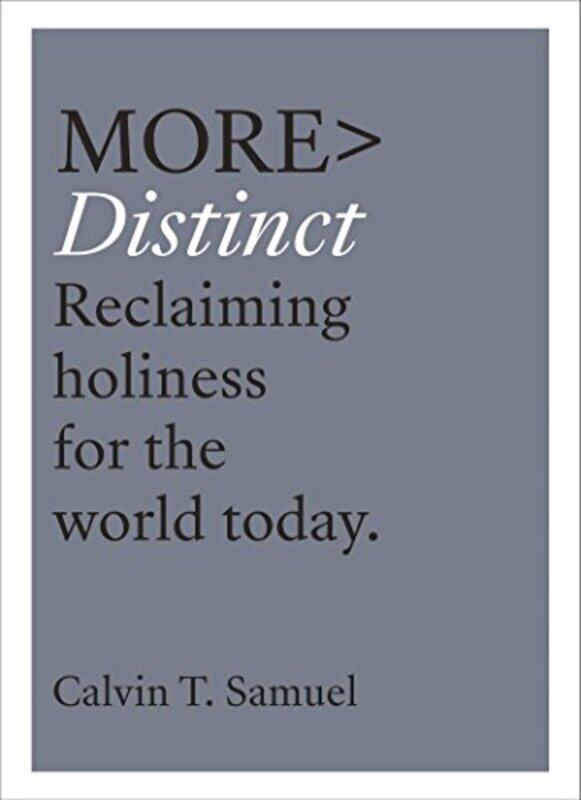 

More Distinct by Calvin Samuel-Paperback