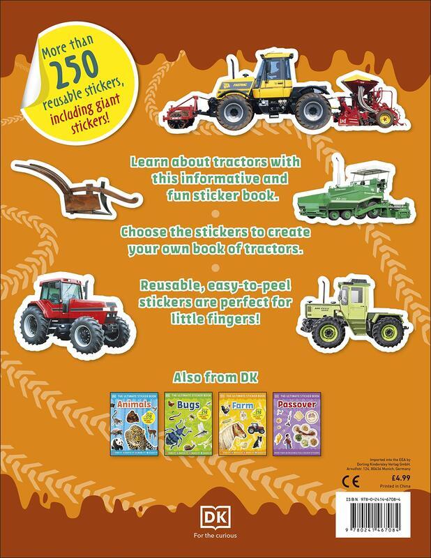 Ultimate Sticker Book Tractor, Paperback Book, By: DK