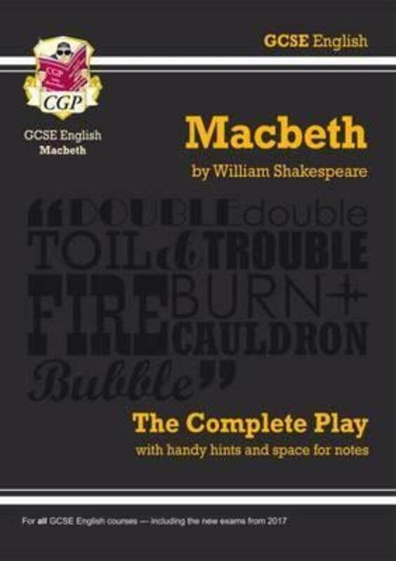 

Grade 9-1 GCSE English Macbeth - The Complete Play.paperback,By :CGP Books - CGP Books