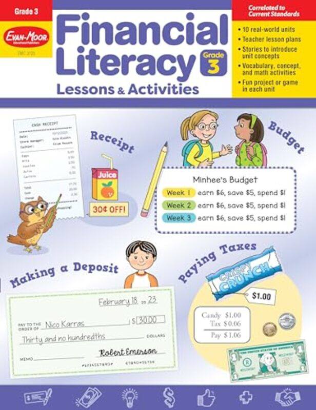 

Financial Literacy Lessons And Activities By Gr3 - Paperback