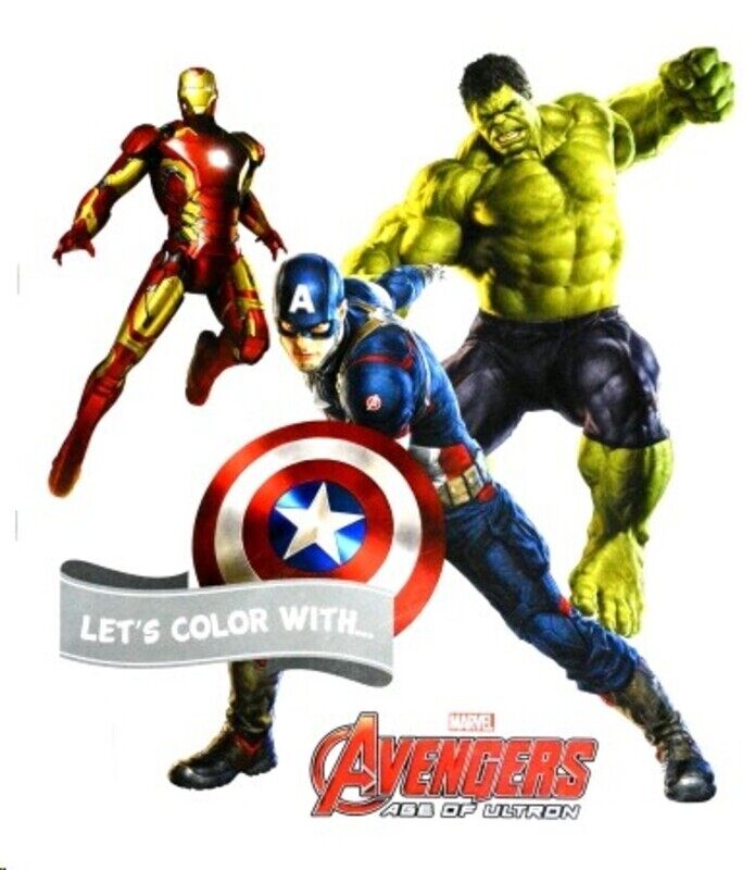 

Let's color with Avengers, Paperback Book, By: Marvel