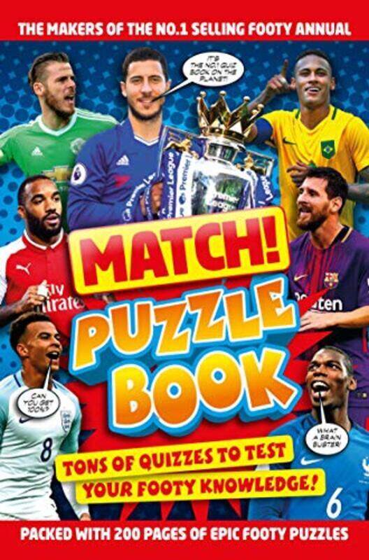 

Match! Football Puzzles By MATCH Paperback