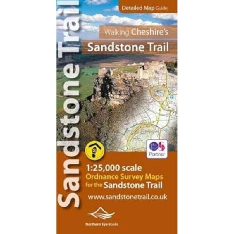 

Walking Cheshires Sandstone Trail OS Map Book -Paperback