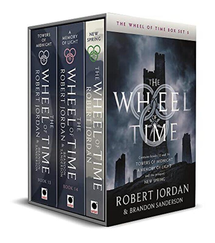 

The Wheel of Time Box Set 5: Books 13, 14 & prequel (Towers of Midnight, A Memory of Light, New Spri,Paperback,By:Jordan, Robert