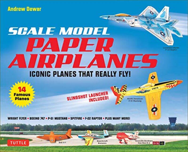 

Scale Model Paper Airplanes Kit By Dewar Andrew - Hardcover