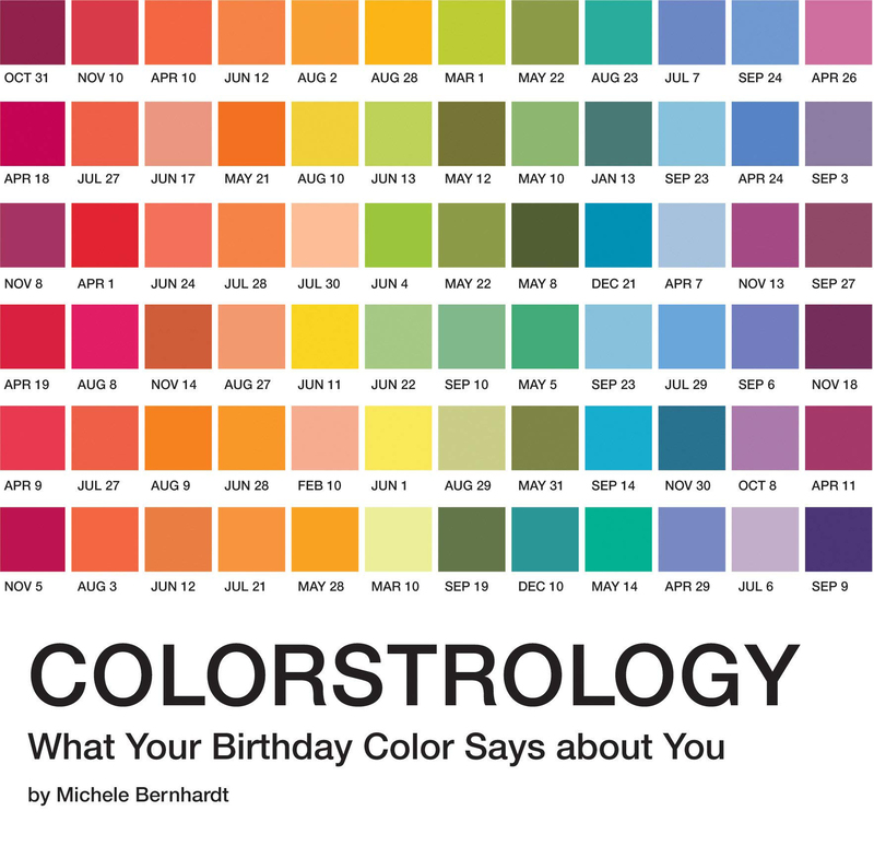 Colorstrology: What Your Birthday Color Says About You, Paperback Book, By: Michele Bernhardt