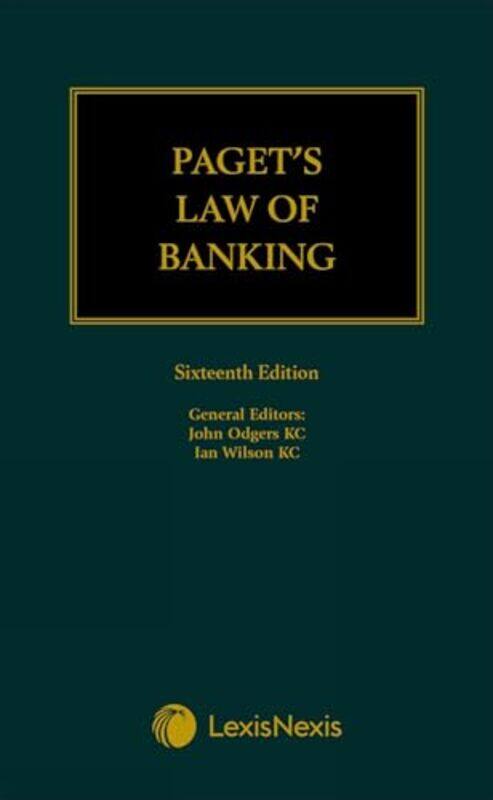 

Pagets Law of Banking -Hardcover