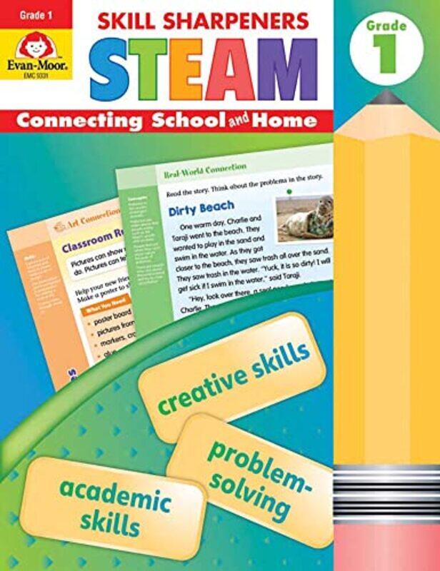 

Skill Sharpeners Steam Grade 1 Workbook By Evan-Moor Corporation Paperback