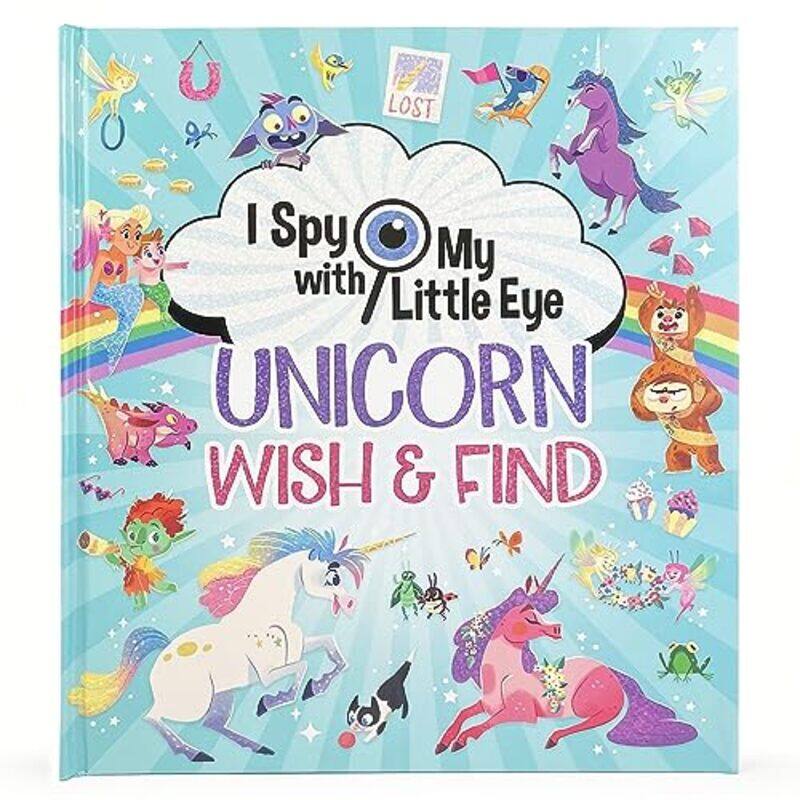

Unicorn Wish And Find I Spy With My Little Eye, Hardcover by Cottage Door Press - Broseghini, Giorgia