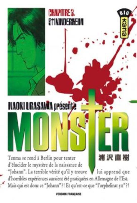 Monster, tome 3 : 511 Kinderheim,Paperback,By :Naoki Urasawa