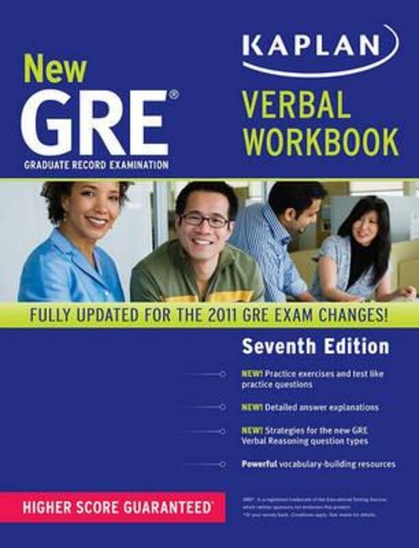 New GRE Verbal Workbook (Kaplan GRE Verbal Workbook).paperback,By :Kaplan