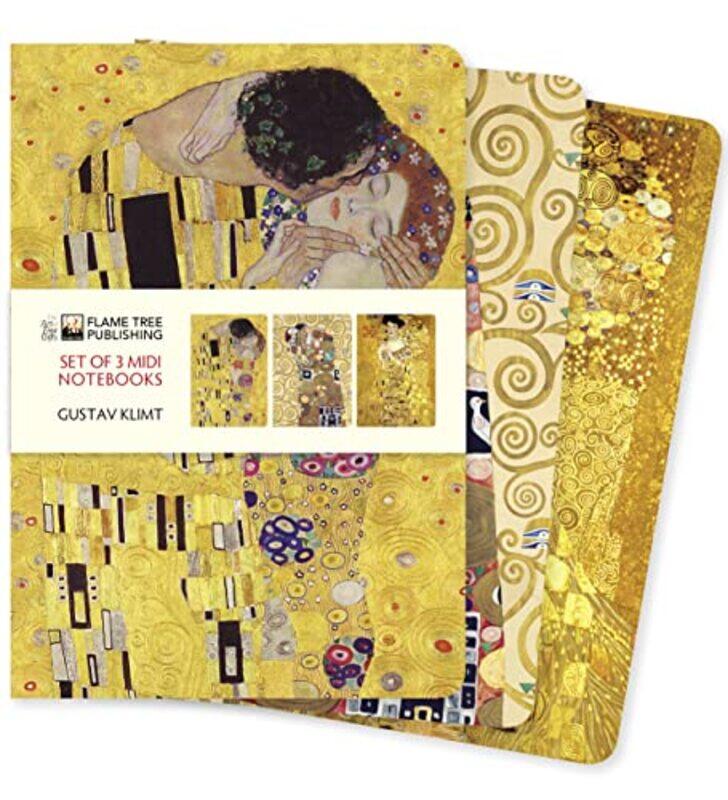 

Gustav Klimt Midi Notebook Collection by Flame Tree Studio..Paperback