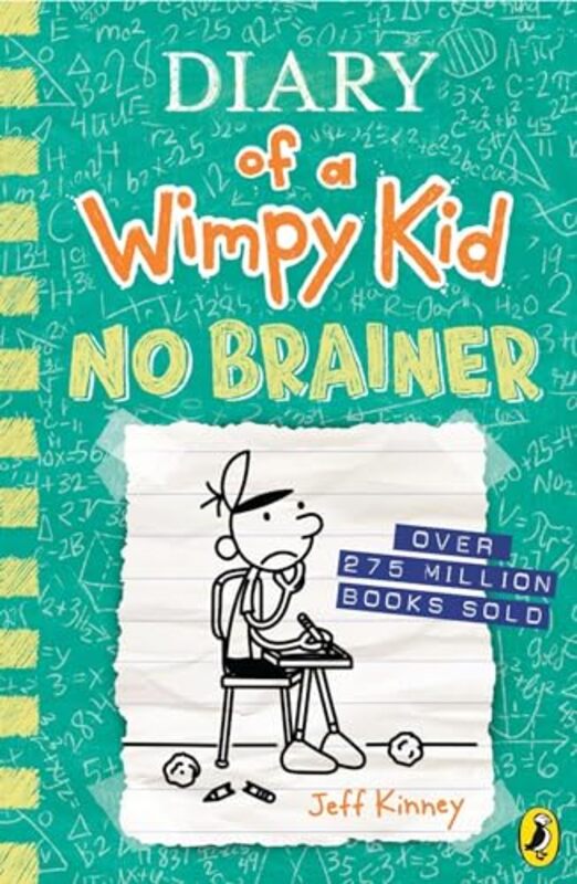 

Diary of a Wimpy Kid No Brainer Book 18 by Jeff Kinney-Hardcover