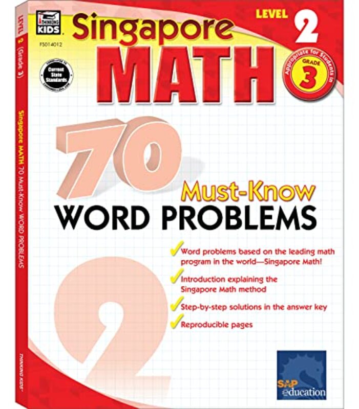 70 Mustknow Word Problems Grade 3 By Frank Schaffer Publications Paperback