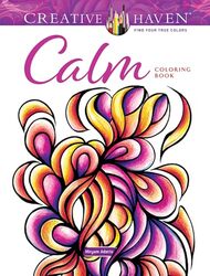 Creative Haven Calm Coloring Book by Miryam Adatto-Paperback