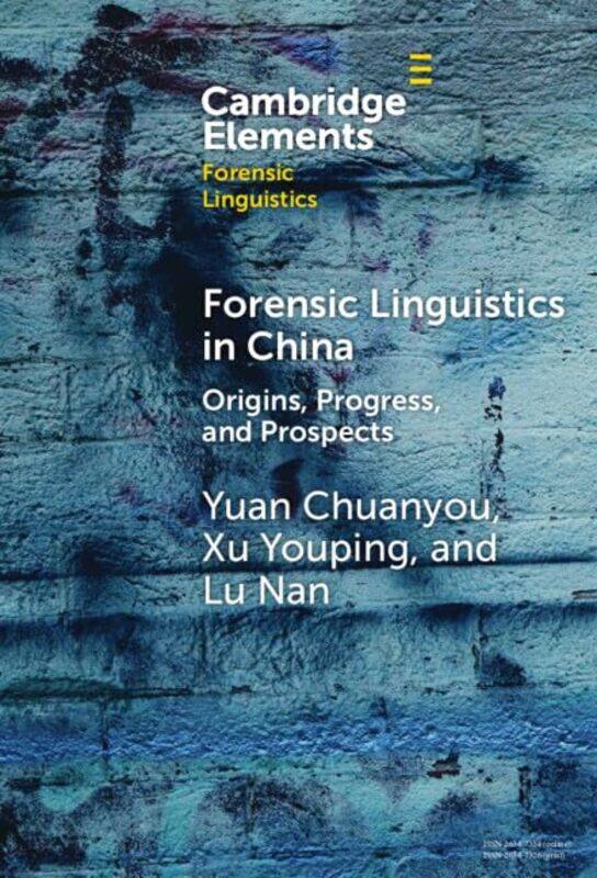 

Forensic Linguistics in China by Marcelo VianaJose M Espinar-Hardcover