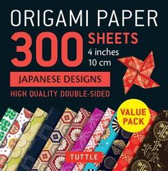 Origami Paper 300 sheets Japanese Designs 4" (10 cm): Tuttle Origami Paper: High-Quality Double-Side,Paperback, By:Tuttle Publishing