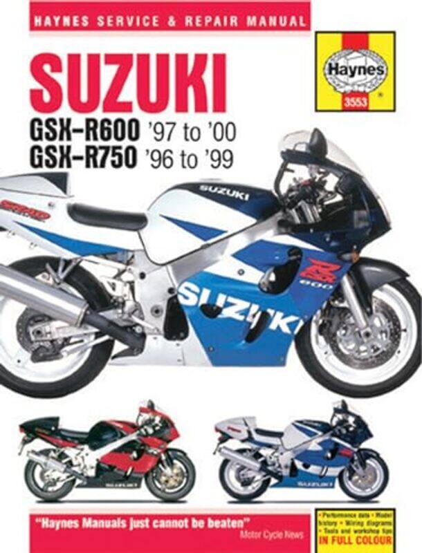 

Suzuki GSXR600 & 750 96 00 Haynes Repair Manual by Grant Solomon-Paperback