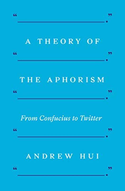 

A Theory of the Aphorism by Jennie PhD MSc BScHons RGN MFPHHon Professor of Healthcare EpidemiologyCollege of Nursing Midwifery HealthcareUniversity