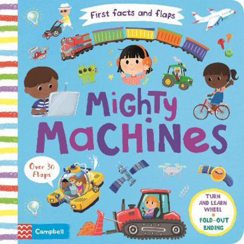 

Mighty Machines, Board Book Book, By: Campbell Books