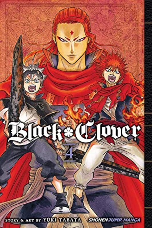 Black Clover, Vol. 4,Paperback by Yuki Tabata