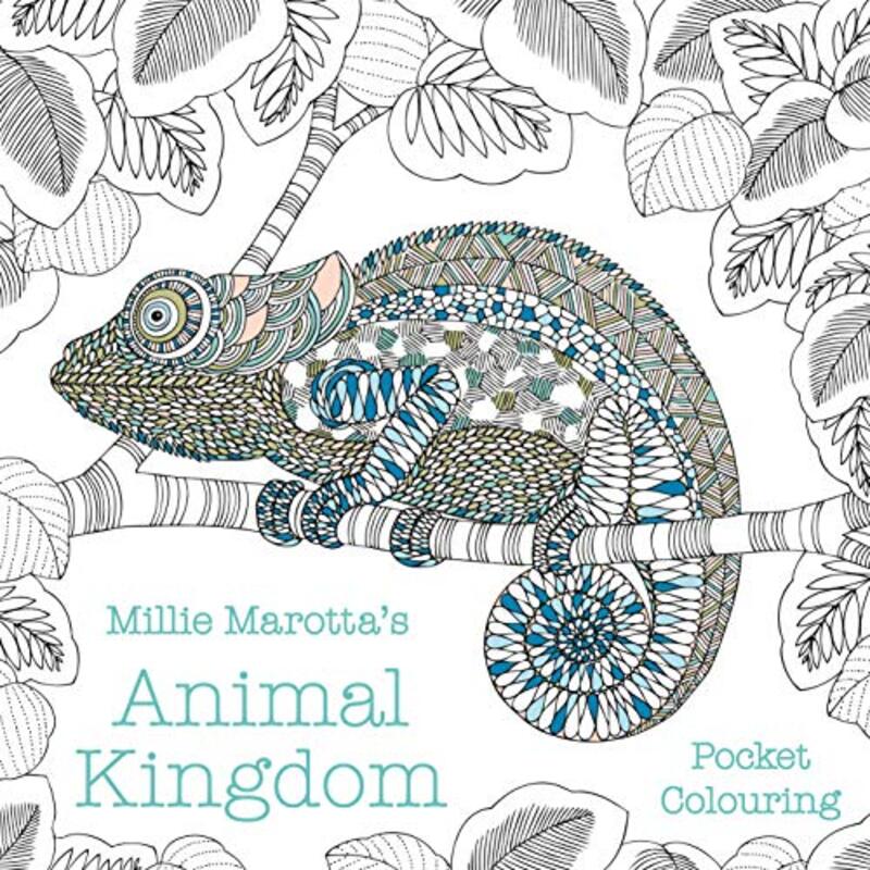 Millie Marottas Animal Kingdom Pocket Colouring,Paperback by Marotta, Millie