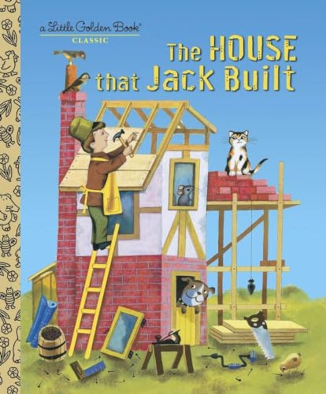 The House That Jack Built by Golden Books-Hardcover