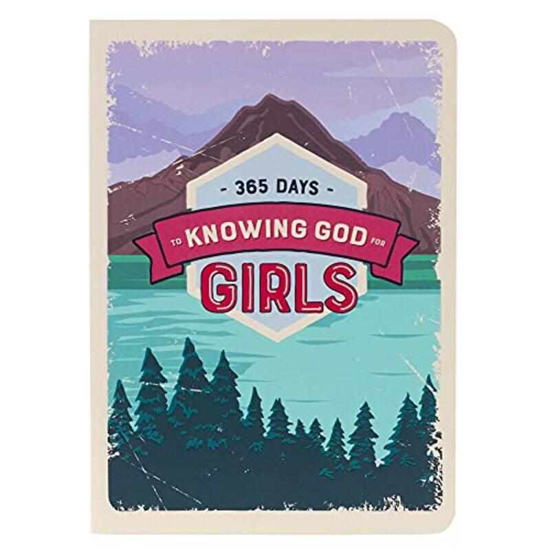 

365 Days To Knowing God For Girls Devotional,Paperback By Christian Art Gifts