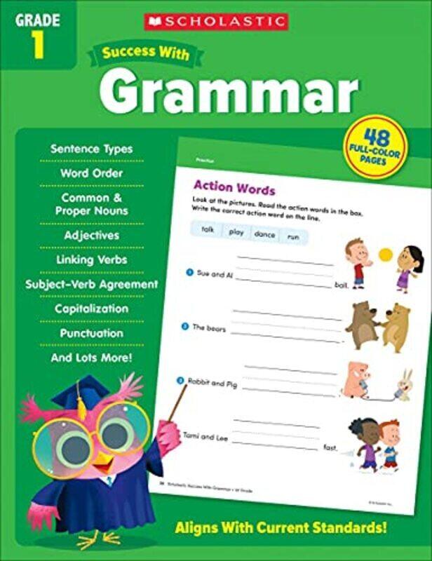 

Scholastic Success With Grammar Grade 1 By Scholastic Teaching Resources Paperback