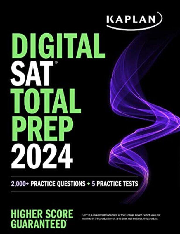 

Digital Sat Total Prep 2024 With 2 Full Length Practice Tests 1000+ Practice Questions And End Of by Kaplan Test Prep -Paperback