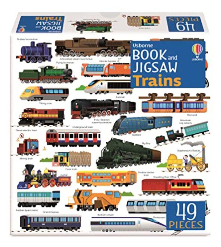 

Usborne Book and Jigsaw Trains by Sam SmithGabriele Antonini-Paperback