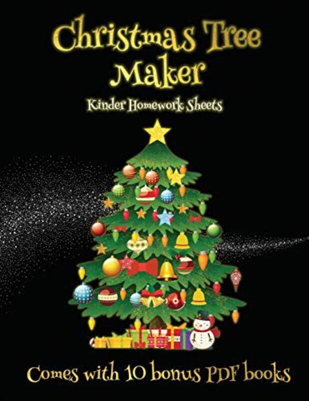 

Kinder Homework Sheets Christmas Tree Maker by James Manning-Paperback