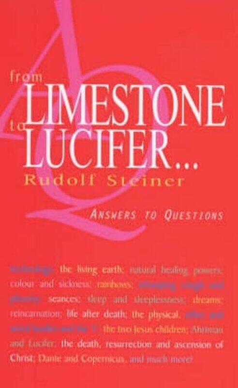 

From Limestone to Lucifer by Rudolf SteinerA R Meuss-Paperback