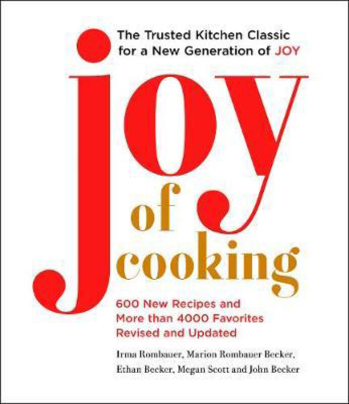 

Joy of Cooking: 2019 Edition Fully Revised and Updated, Hardcover Book, By: Irma S. Rombauer