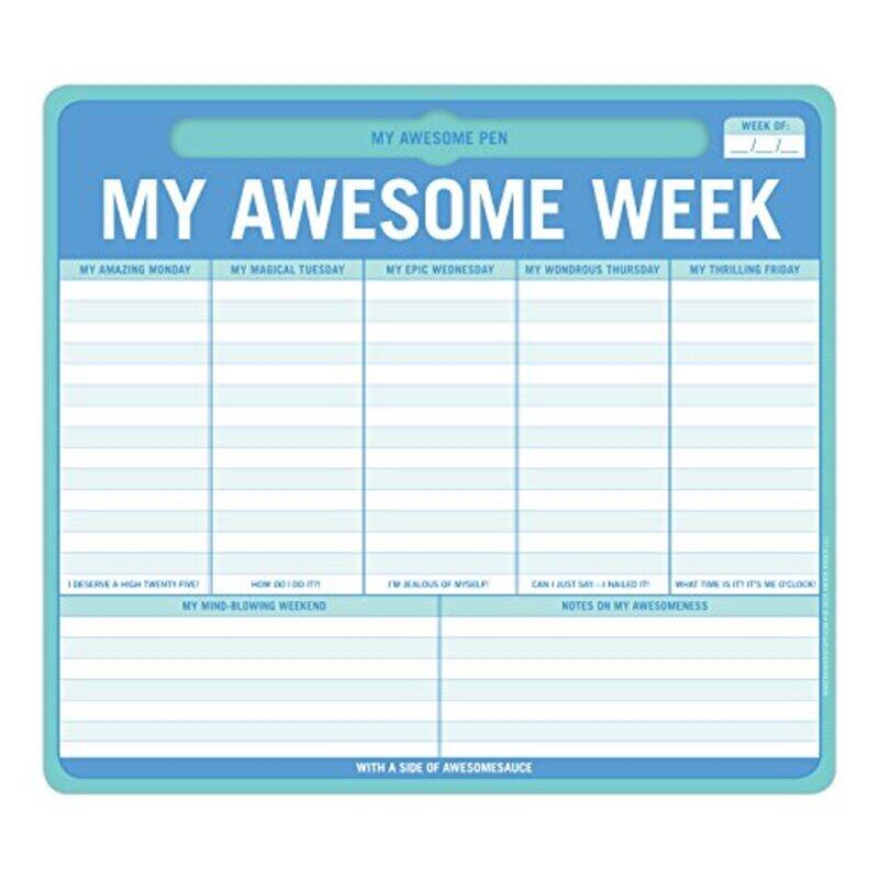 

Knock Knock My Awesome Week Pen To Paper Mousepad by Knock Knock Paperback